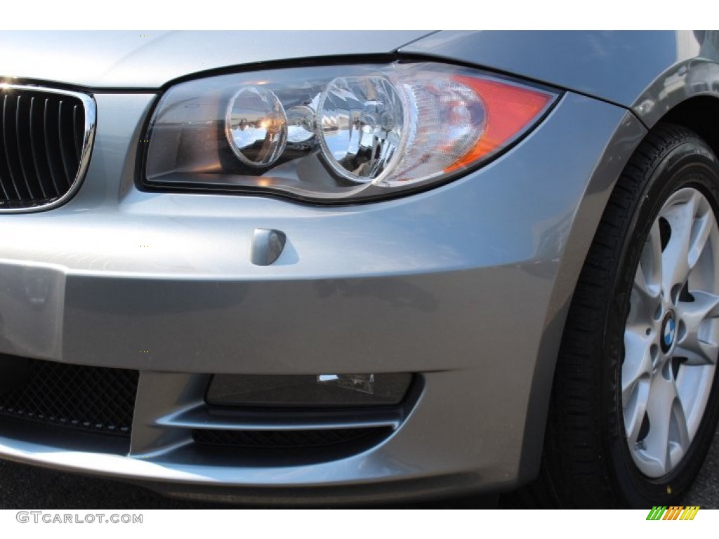 2009 1 Series 128i Convertible - Space Grey Metallic / Black photo #28