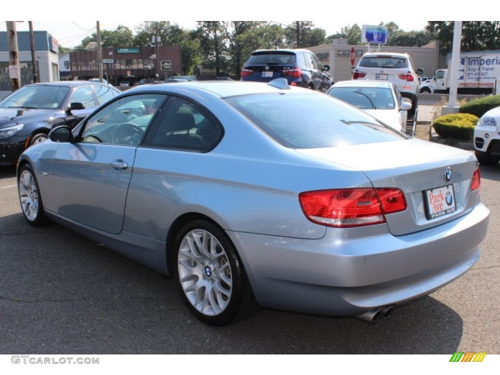 2009 3 Series 328i Coupe - Blue Water Metallic / Grey photo #7