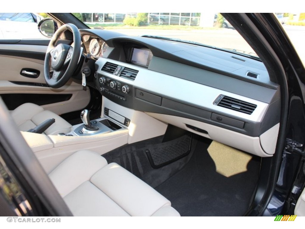 2010 BMW M5 Standard M5 Model Sepang Beige Merino Leather Dashboard Photo #67981046