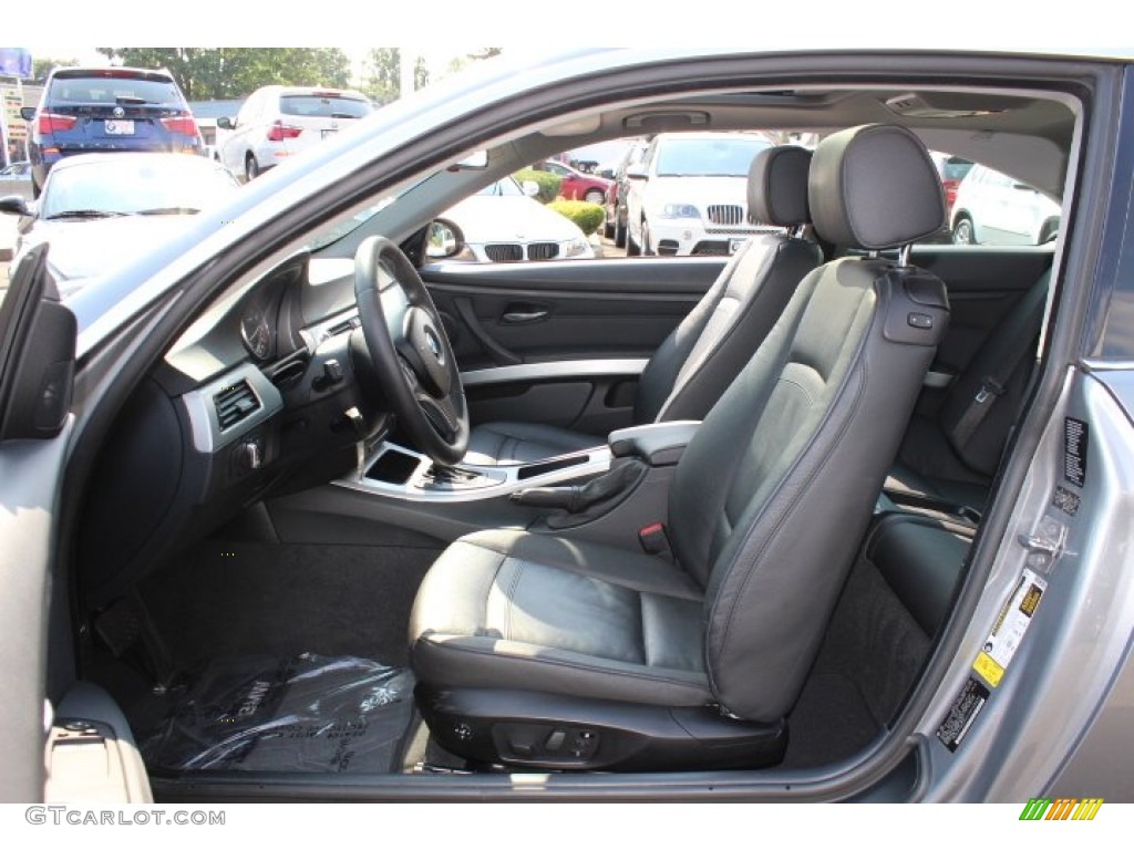 2009 3 Series 328i Coupe - Space Grey Metallic / Black photo #11