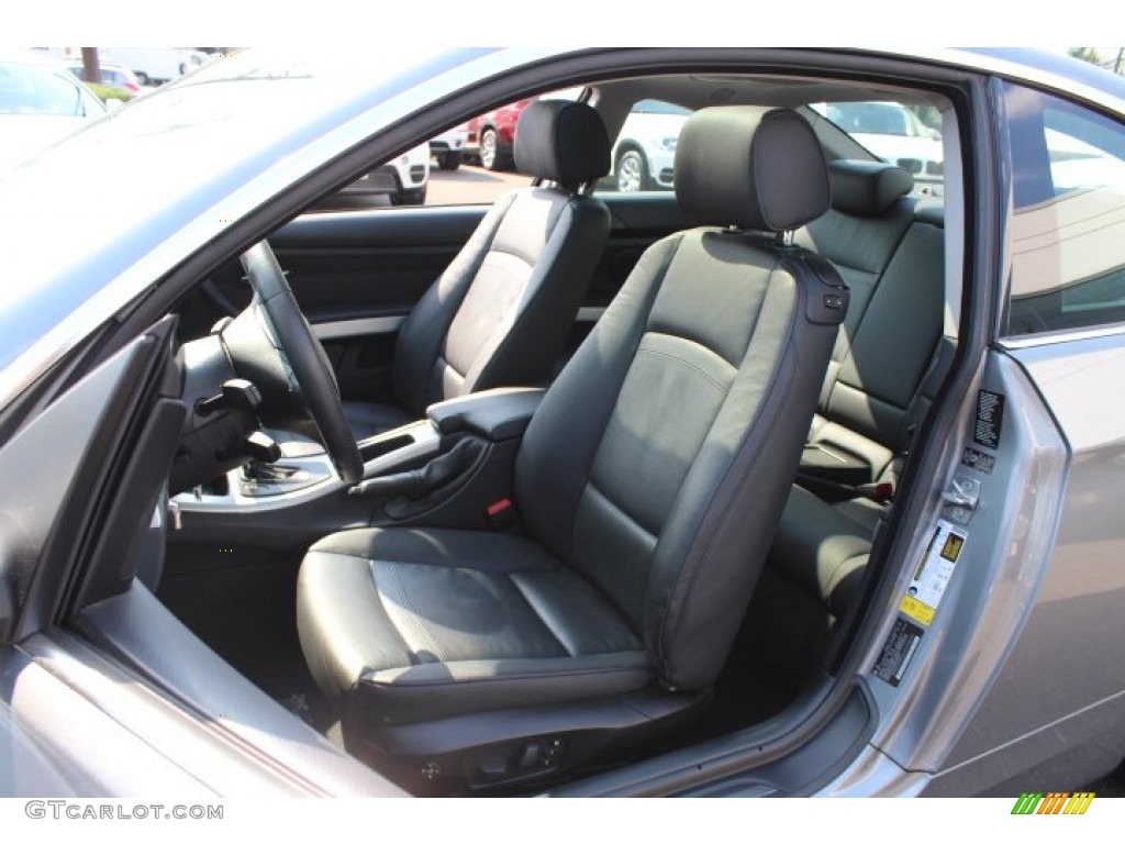 2009 3 Series 328i Coupe - Space Grey Metallic / Black photo #12