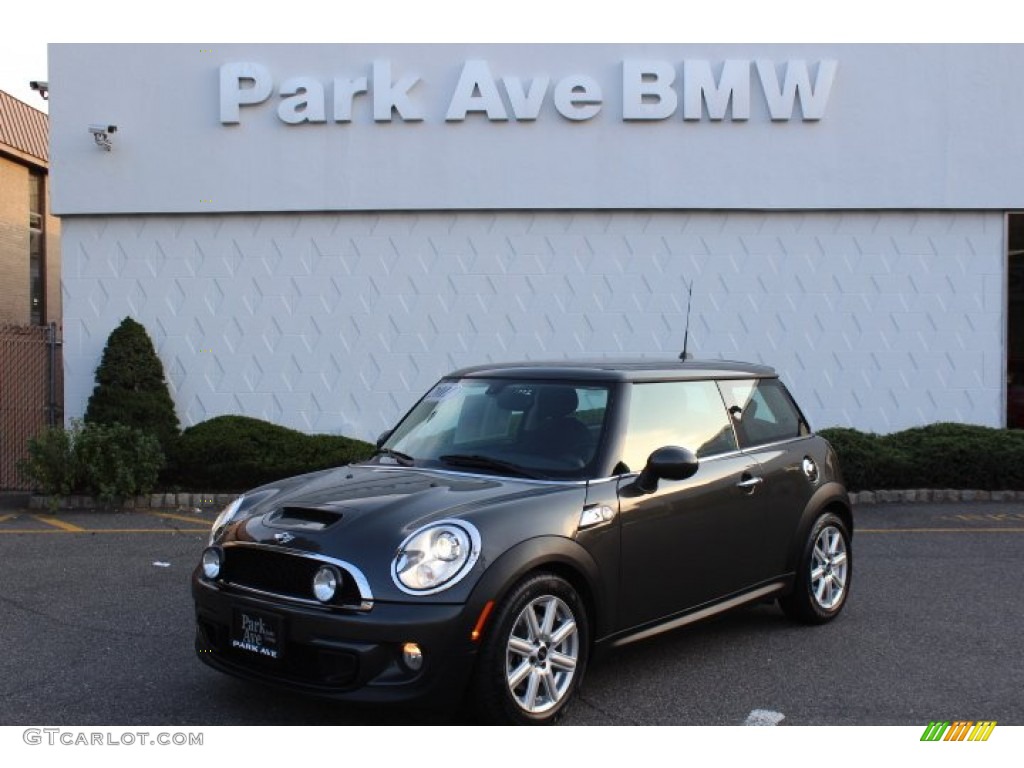 2011 Cooper S Hardtop - Eclipse Gray Metallic / Punch Carbon Black Leather photo #1