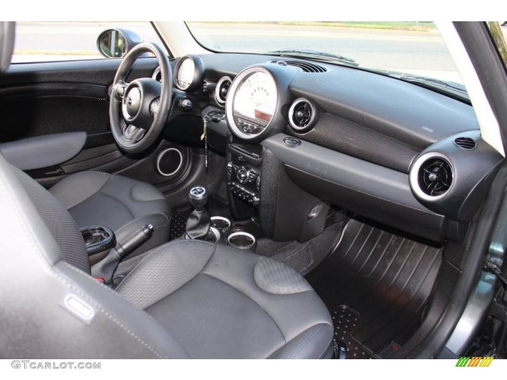 2011 Cooper S Hardtop - Eclipse Gray Metallic / Punch Carbon Black Leather photo #24