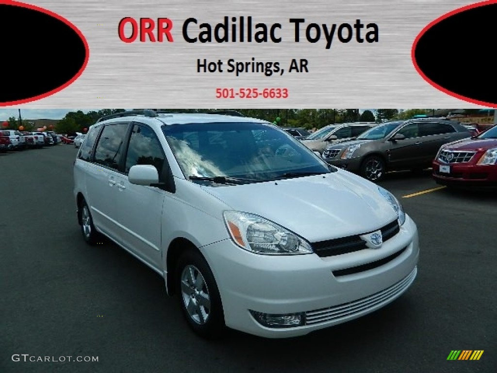 Natural White Toyota Sienna