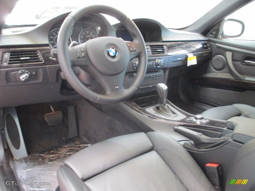 Black Interior 2012 BMW 3 Series 335i xDrive Coupe Photo #67983203