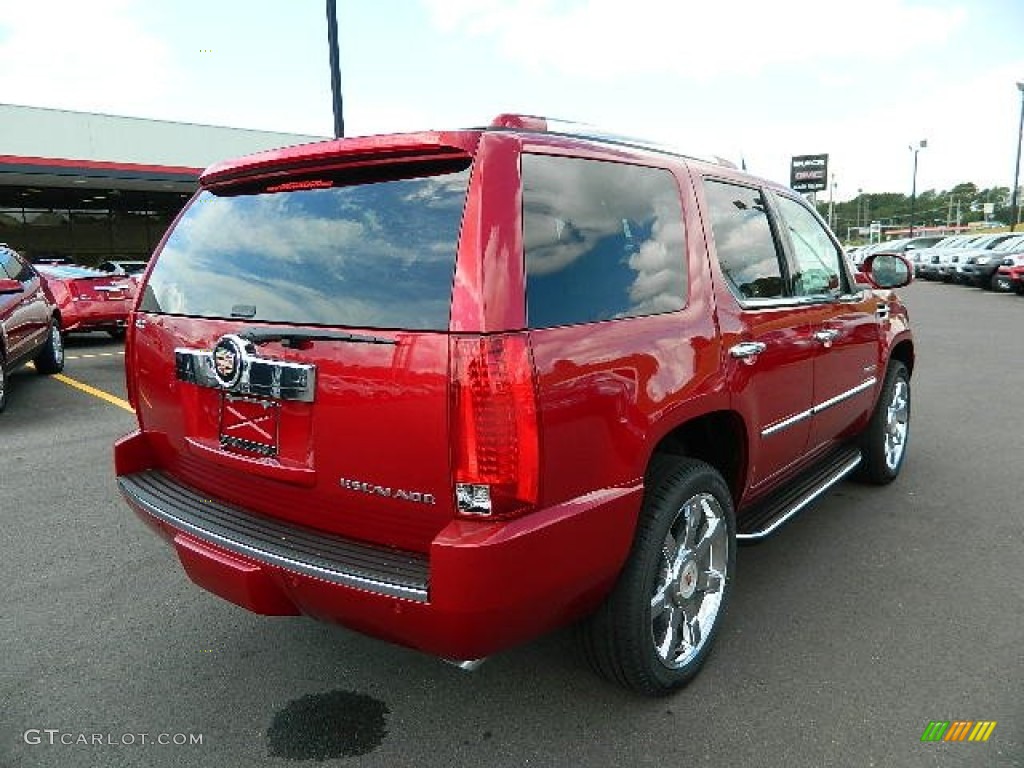 2013 Escalade Luxury - Crystal Red Tintcoat / Cashmere/Cocoa photo #3