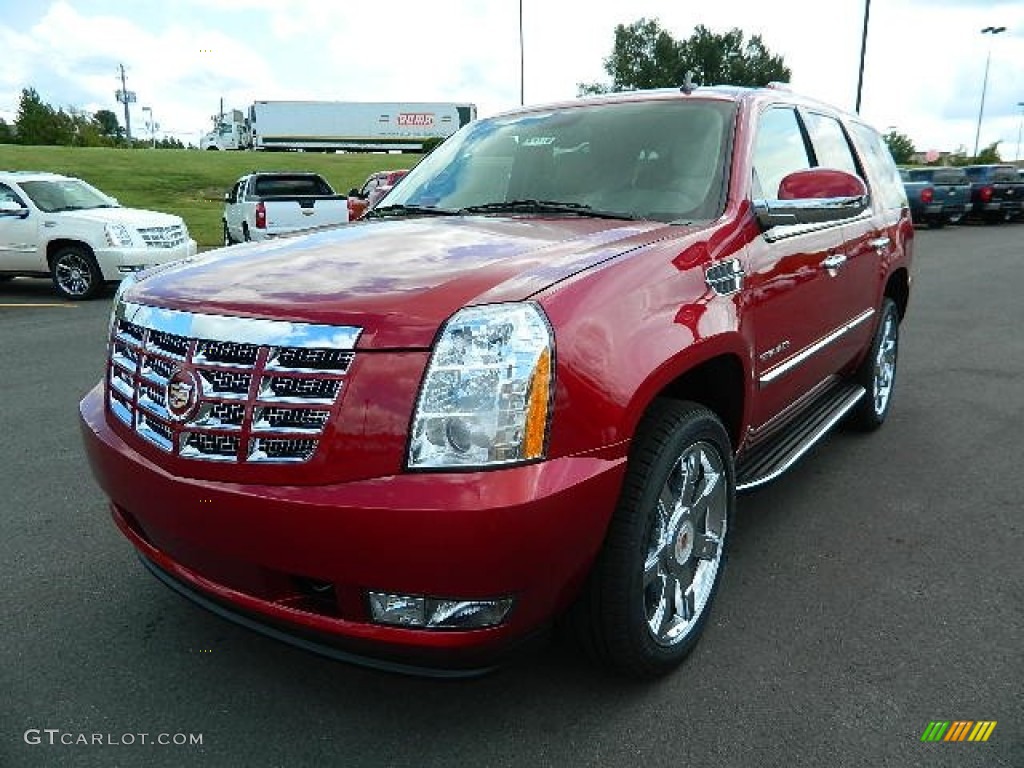 2013 Escalade Luxury - Crystal Red Tintcoat / Cashmere/Cocoa photo #7