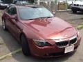 2004 Chiaretto Red Metallic BMW 6 Series 645i Coupe  photo #3