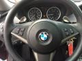 2004 BMW 6 Series Black Interior Steering Wheel Photo