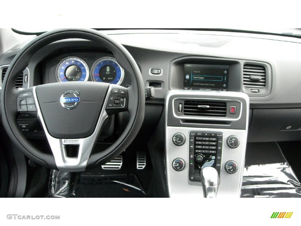 2013 Volvo S60 R-Design AWD R Design Black Dashboard Photo #67984860