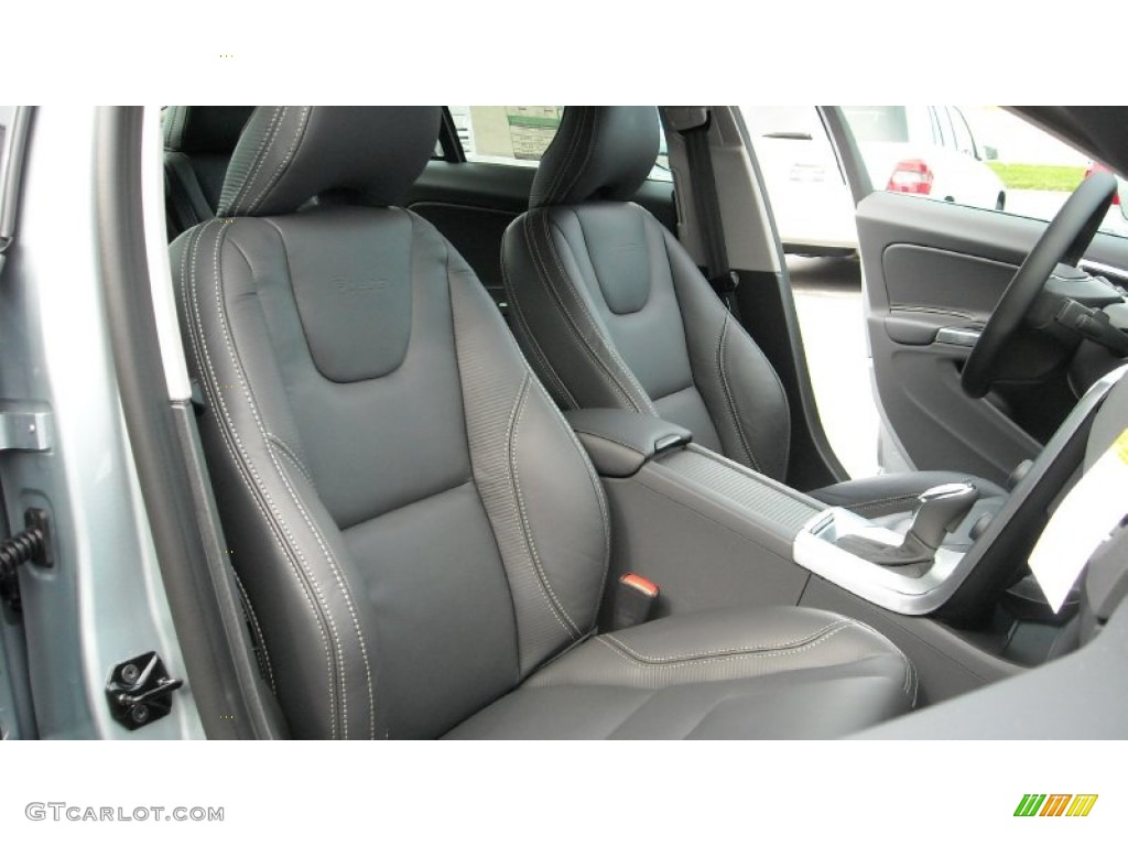 R Design Black Interior 2013 Volvo S60 R-Design AWD Photo #67984901