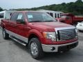 2012 Red Candy Metallic Ford F150 XLT SuperCrew 4x4  photo #2