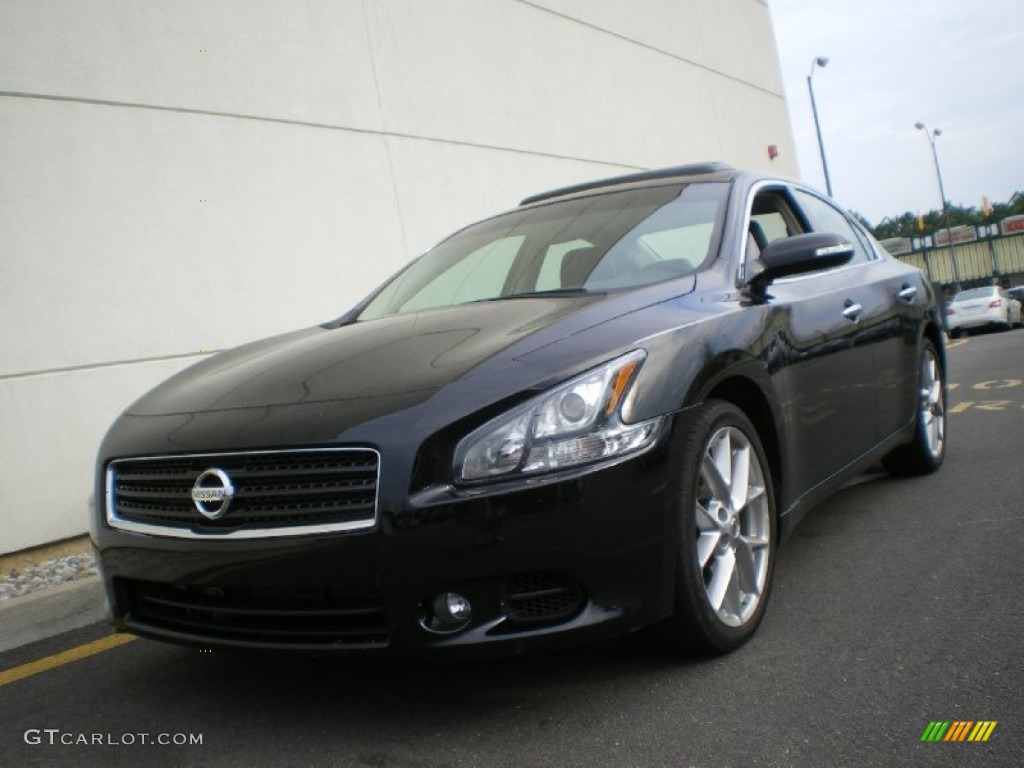 2011 Maxima 3.5 SV Sport - Super Black / Charcoal photo #1