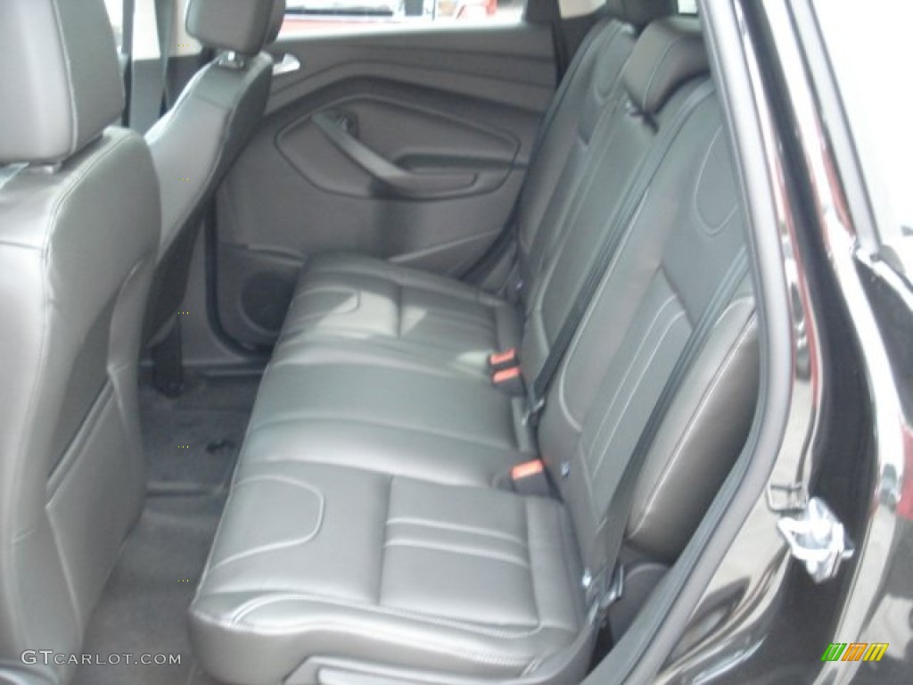 Charcoal Black Interior 2013 Ford Escape Titanium 2.0L EcoBoost 4WD Photo #67985531