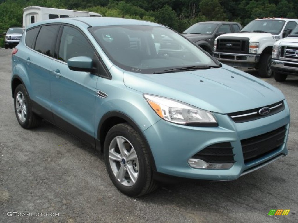 Frosted Glass Metallic 2013 Ford Escape SE 1.6L EcoBoost 4WD Exterior Photo #67985609