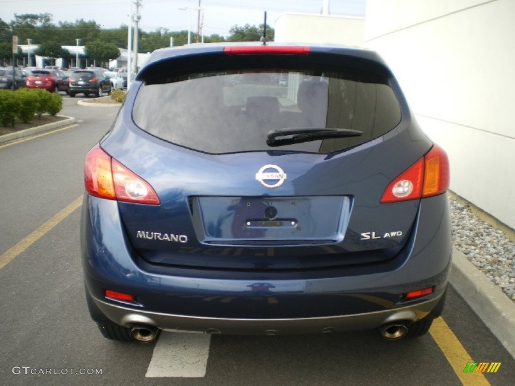 2009 Murano SL AWD - Deep Sapphire Metallic / Beige photo #6