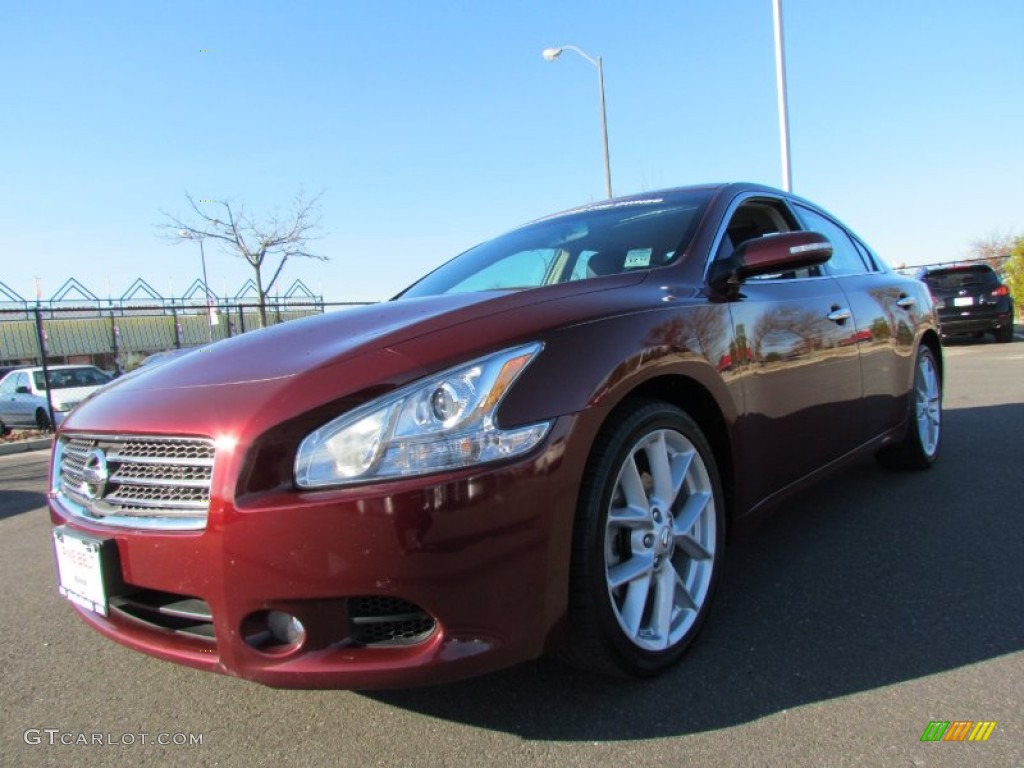 2009 Maxima 3.5 SV - Tuscan Sun Metallic / Charcoal photo #1