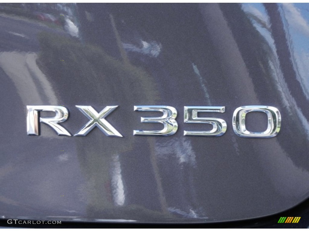 2010 RX 350 - Smokey Granite Mica / Black/Brown Walnut photo #9
