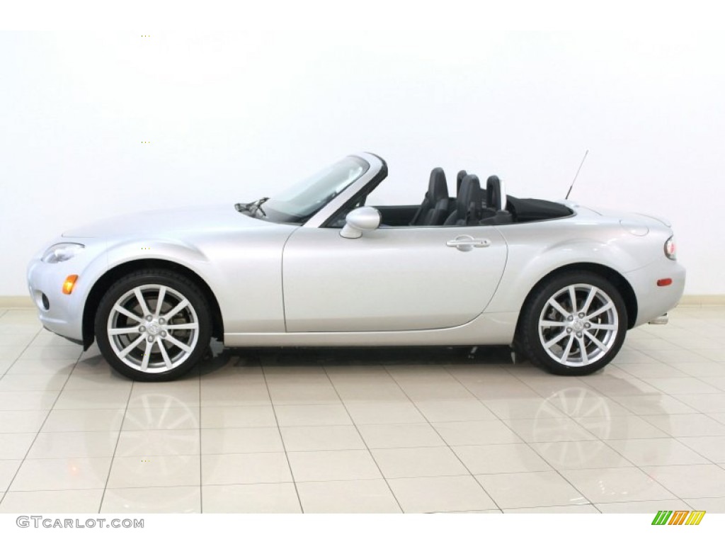 Sunlight Silver Metallic 2006 Mazda MX-5 Miata Grand Touring Roadster Exterior Photo #67988294