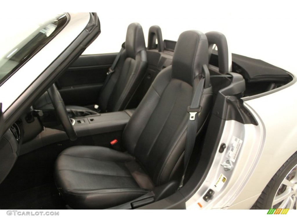 Black Interior 2006 Mazda MX-5 Miata Grand Touring Roadster Photo #67988361