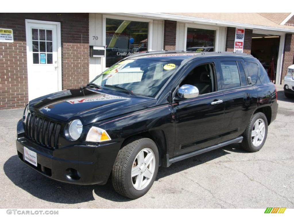 2007 Compass Sport 4x4 - Black / Pastel Slate Gray photo #1