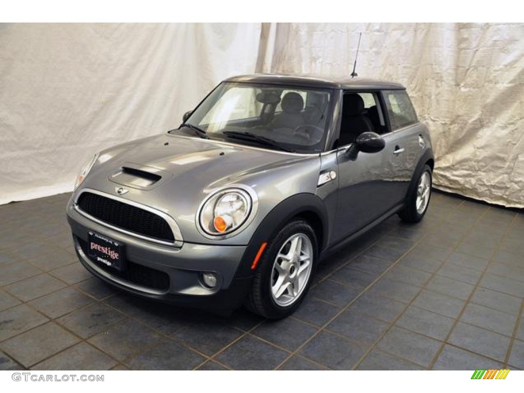 2010 Cooper S Hardtop - Dark Silver Metallic / Grey/Carbon Black photo #1