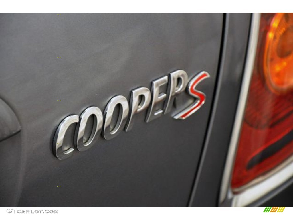 2010 Cooper S Hardtop - Dark Silver Metallic / Grey/Carbon Black photo #6