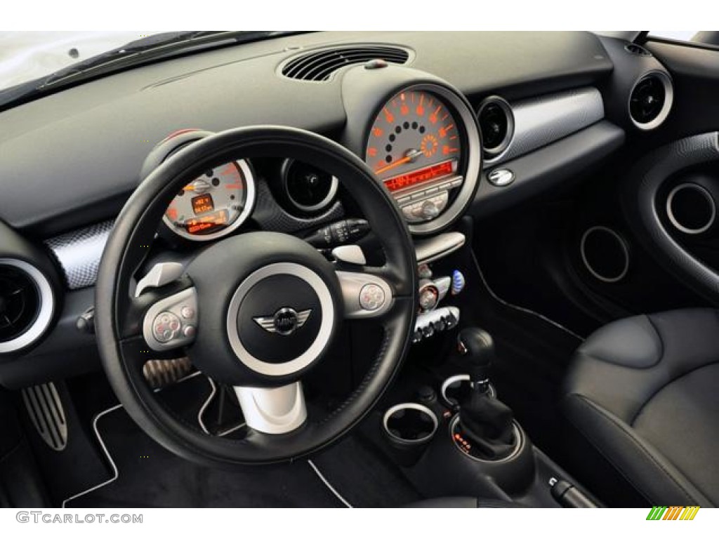 2010 Mini Cooper S Hardtop Grey/Carbon Black Dashboard Photo #67989593