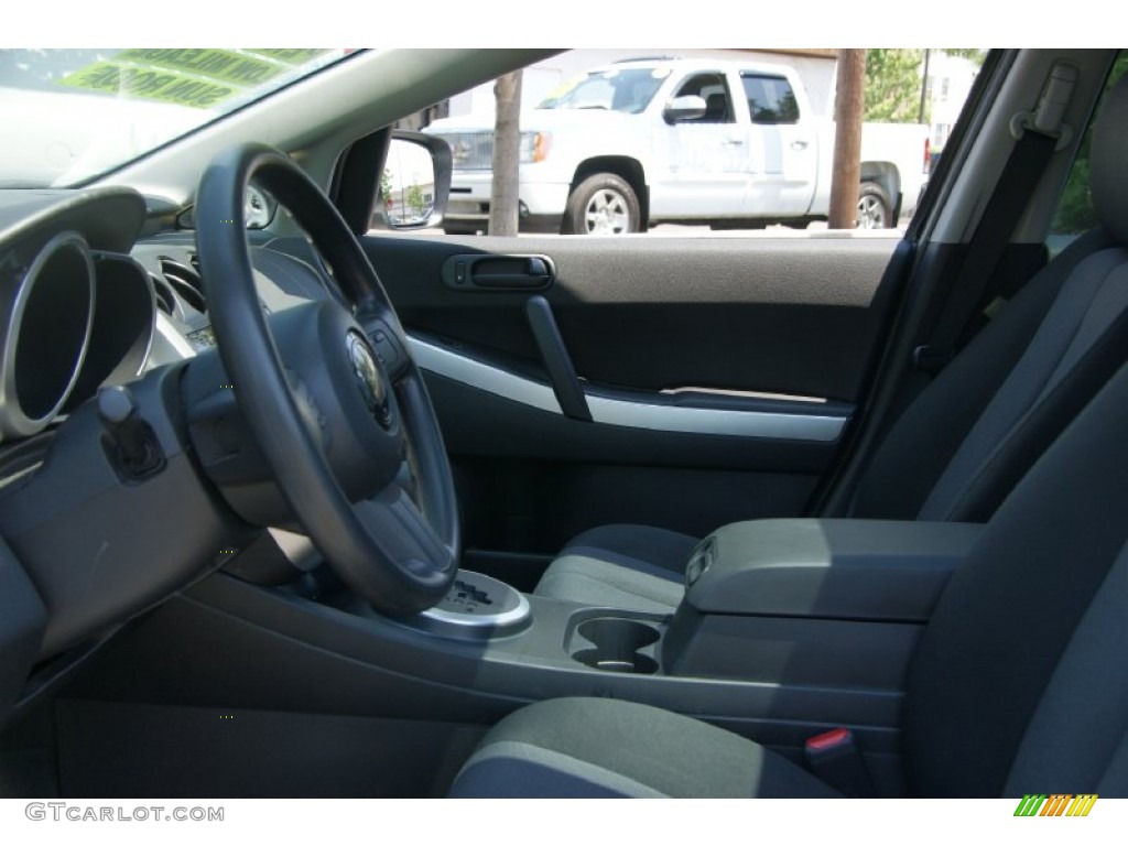 2007 CX-7 Sport AWD - Icy Blue Metallic / Sand photo #11