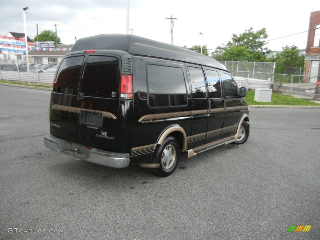 1999 Express 1500 Passenger Conversion Van - Black / Neutral photo #8