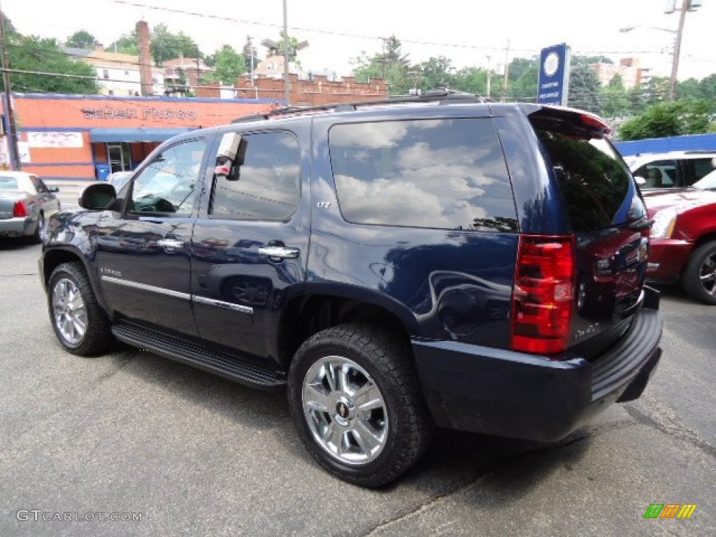 2009 Tahoe LTZ 4x4 - Dark Blue Metallic / Light Titanium photo #2