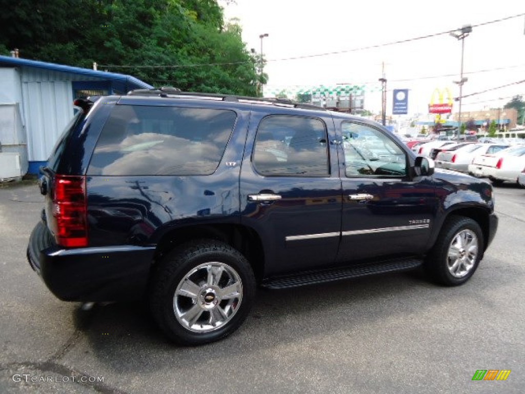 2009 Tahoe LTZ 4x4 - Dark Blue Metallic / Light Titanium photo #4