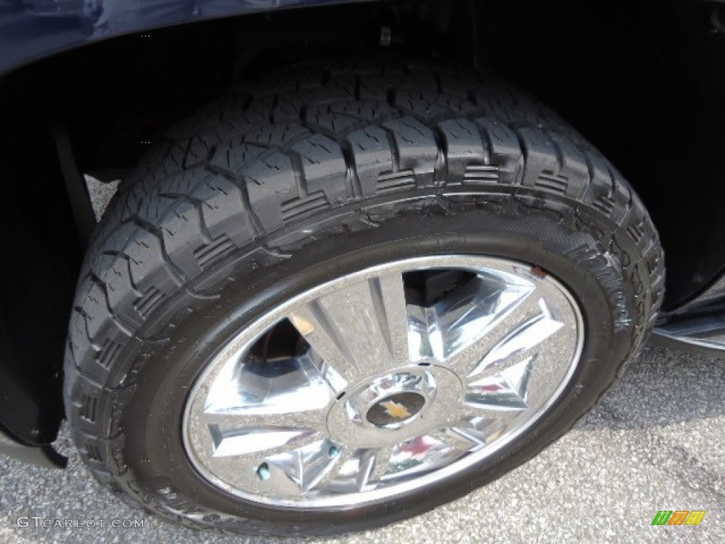 2009 Tahoe LTZ 4x4 - Dark Blue Metallic / Light Titanium photo #8