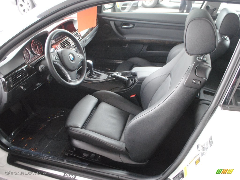 Black Interior 2010 BMW 3 Series 328i Coupe Photo #67991540