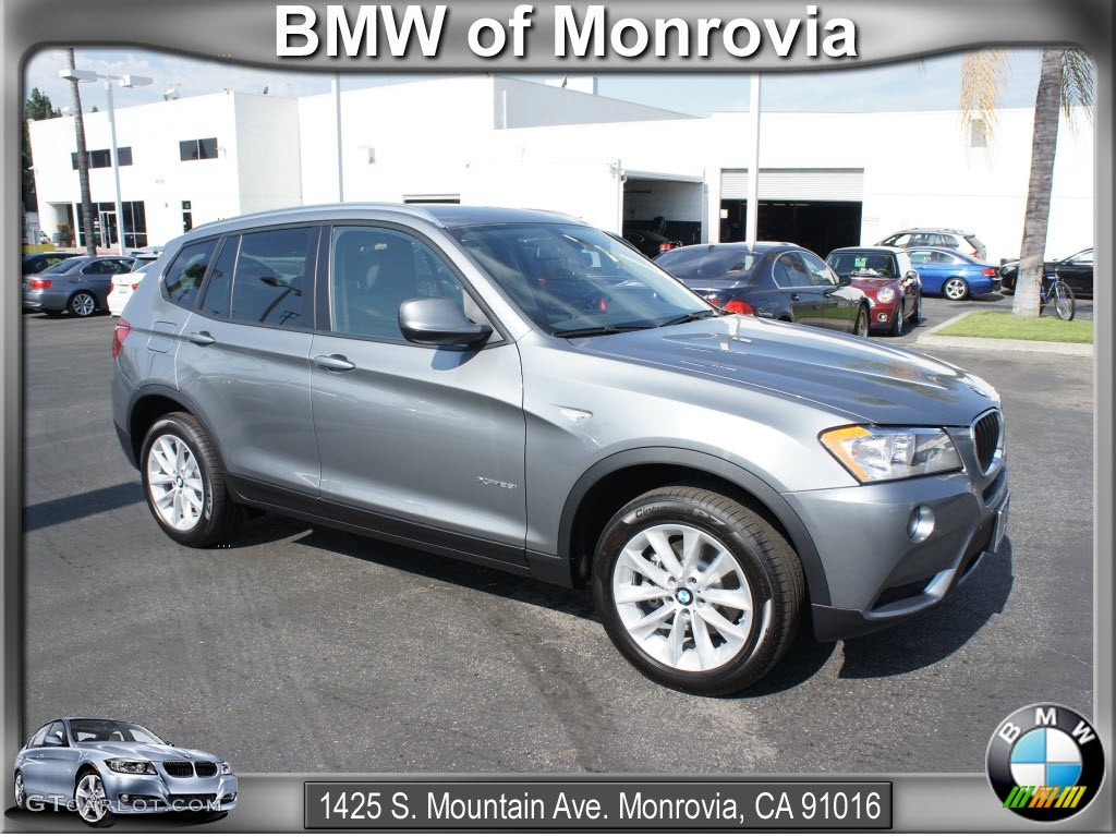 2013 X3 xDrive 28i - Space Gray Metallic / Black photo #1