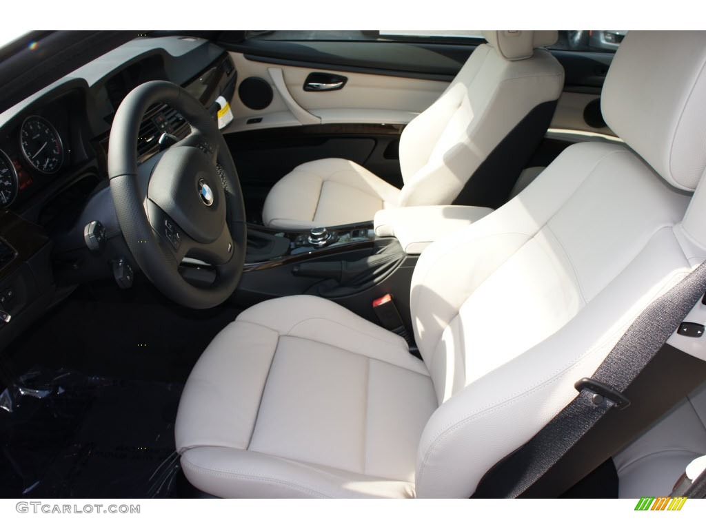 Oyster/Black Interior 2012 BMW 3 Series 328i Convertible Photo #67992740