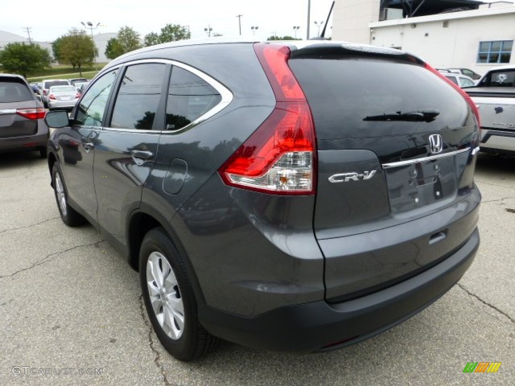2012 CR-V EX-L 4WD - Polished Metal Metallic / Gray photo #2