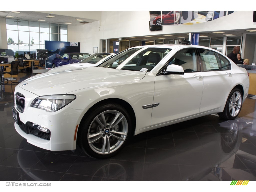 Alpine White 2012 BMW 7 Series 740i Sedan Exterior Photo #67992827