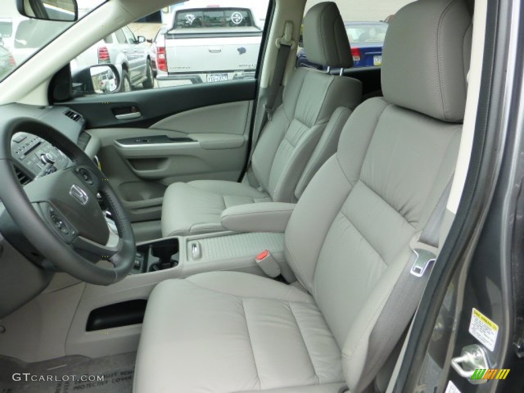 2012 CR-V EX-L 4WD - Polished Metal Metallic / Gray photo #10