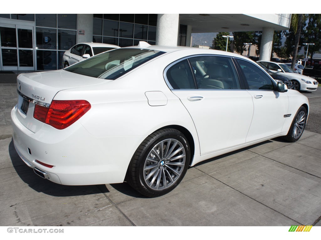 Alpine White 2012 BMW 7 Series 740Li Sedan Exterior Photo #67992855