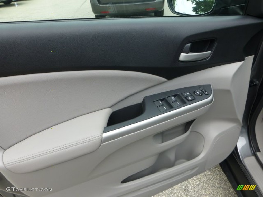 2012 CR-V EX-L 4WD - Polished Metal Metallic / Gray photo #14