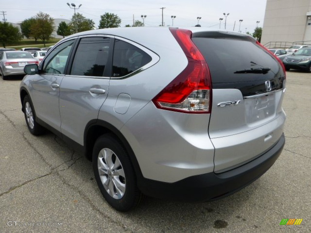 2012 CR-V EX 4WD - Alabaster Silver Metallic / Black photo #2
