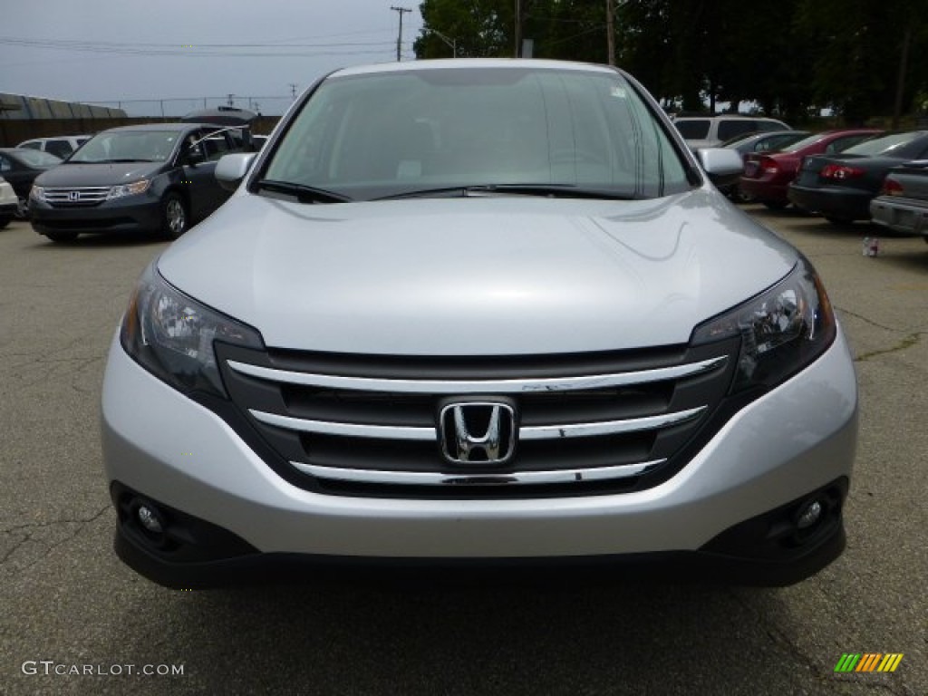 2012 CR-V EX 4WD - Alabaster Silver Metallic / Black photo #7