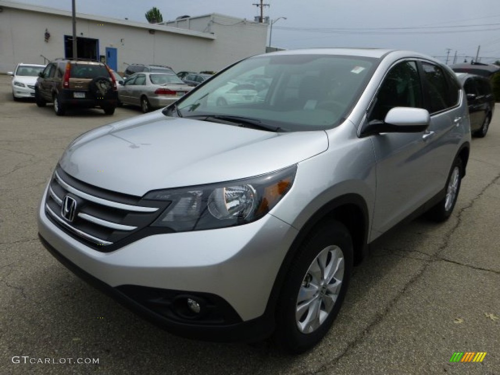 2012 CR-V EX 4WD - Alabaster Silver Metallic / Black photo #8