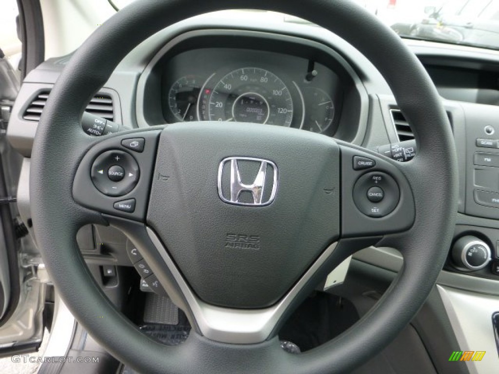 2012 CR-V EX 4WD - Alabaster Silver Metallic / Black photo #17