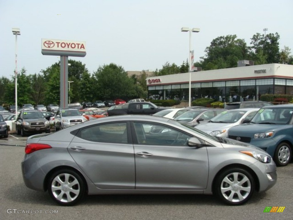 2012 Elantra Limited - Harbor Gray Metallic / Gray photo #1