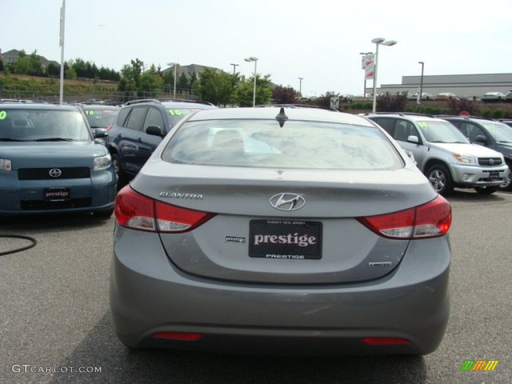2012 Elantra Limited - Harbor Gray Metallic / Gray photo #5