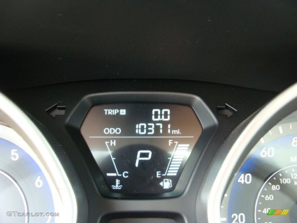 2012 Elantra Limited - Harbor Gray Metallic / Gray photo #10