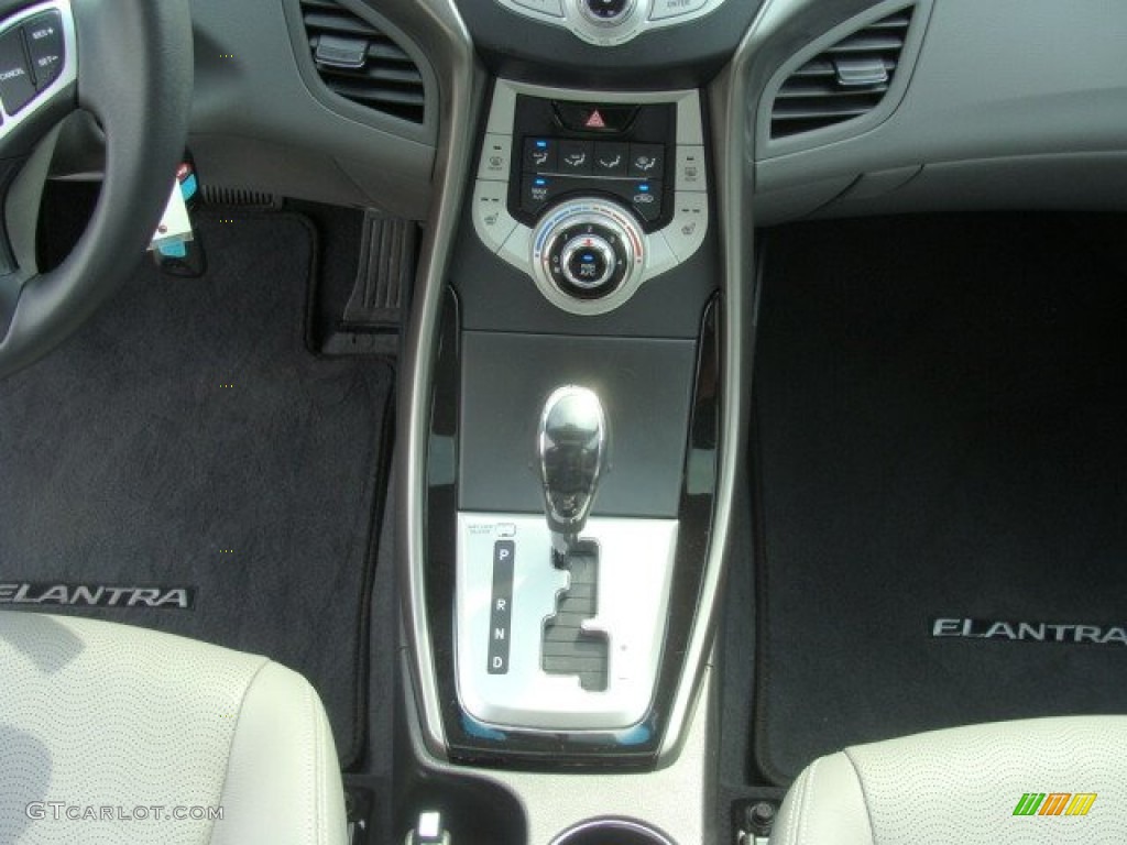 2012 Elantra Limited - Harbor Gray Metallic / Gray photo #12
