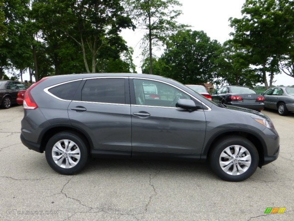 2012 CR-V EX 4WD - Polished Metal Metallic / Gray photo #5